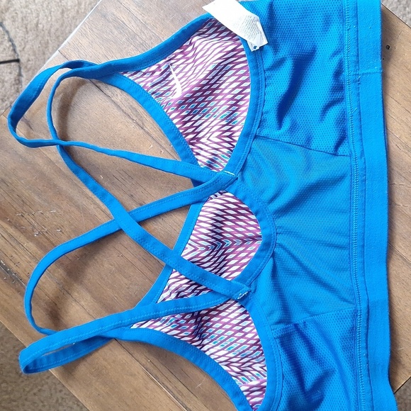 Nike Women's Multicolor Geometric Sports Bra Size L - Picture 7 of 11